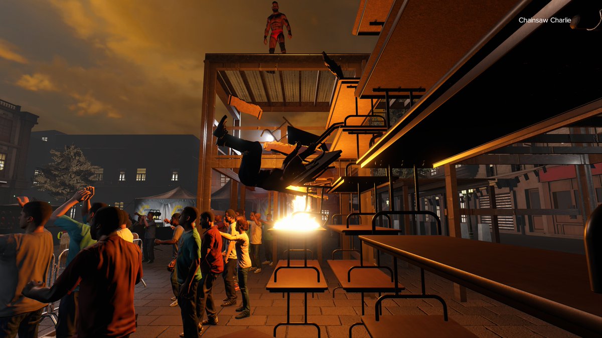 ChainsawGnarly's tweet photo. The exposed ring mat, 10 tables mod, and GCW The Art Of Wargames will all be included together in the upcoming deathmatch pack.

I expect to see some some wild spots #Meta2 @dot_discovery https://t.co/anN6fyohB0