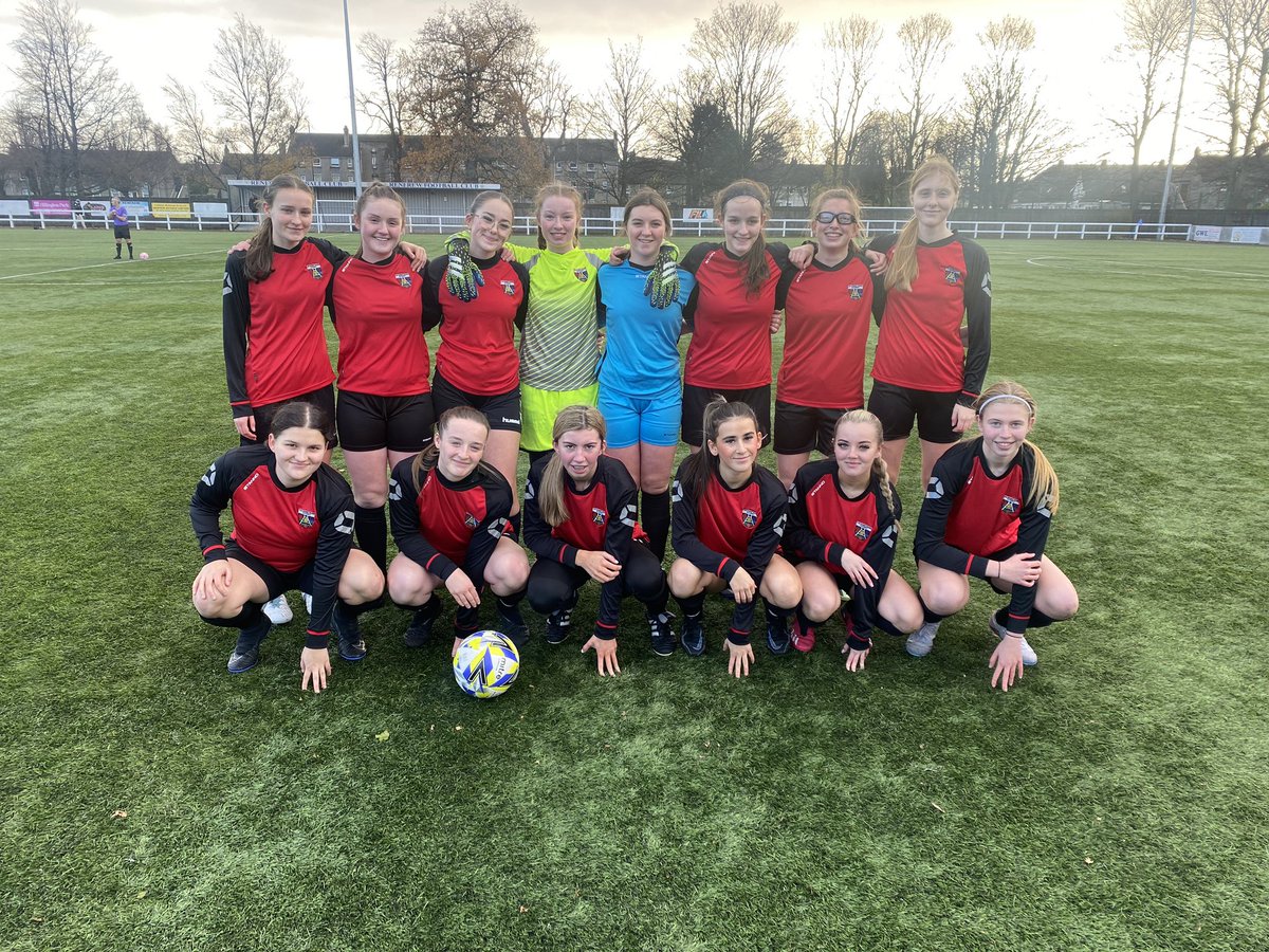 AyrshireSFA's tweet photo. Well done to the Ayrshire Schools U18 girls team who beat Paisley Schools 8-2 in the @sschoolsfa National Trophy today. The girls win their group and will now have a home tie in quarterfinals. Goals from  Riddix ⚽️⚽️⚽️⚽️ Carson ⚽️⚽️Samson ⚽️ and Kennedy ⚽️. https://t.co/Xcqap8PG8c