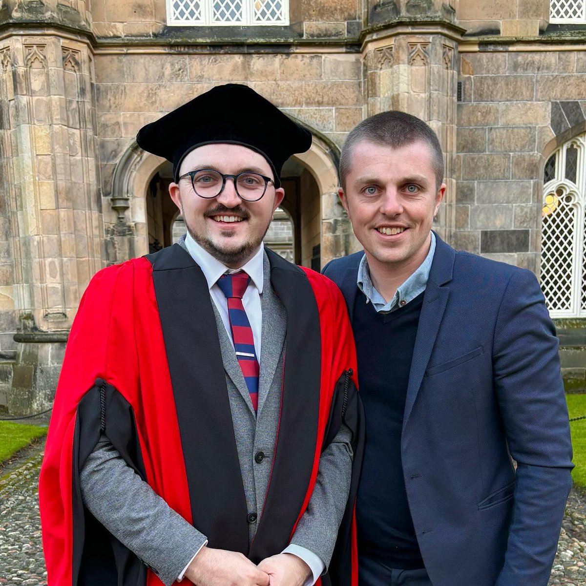 jdriverszekely's tweet photo. A special day to celebrate becoming a Dr! Grateful for all the support of so many! Looking forward to what lies ahead! Proud to have studied in @AbdnDivinity #PhD https://t.co/OrVYpN7mbp
