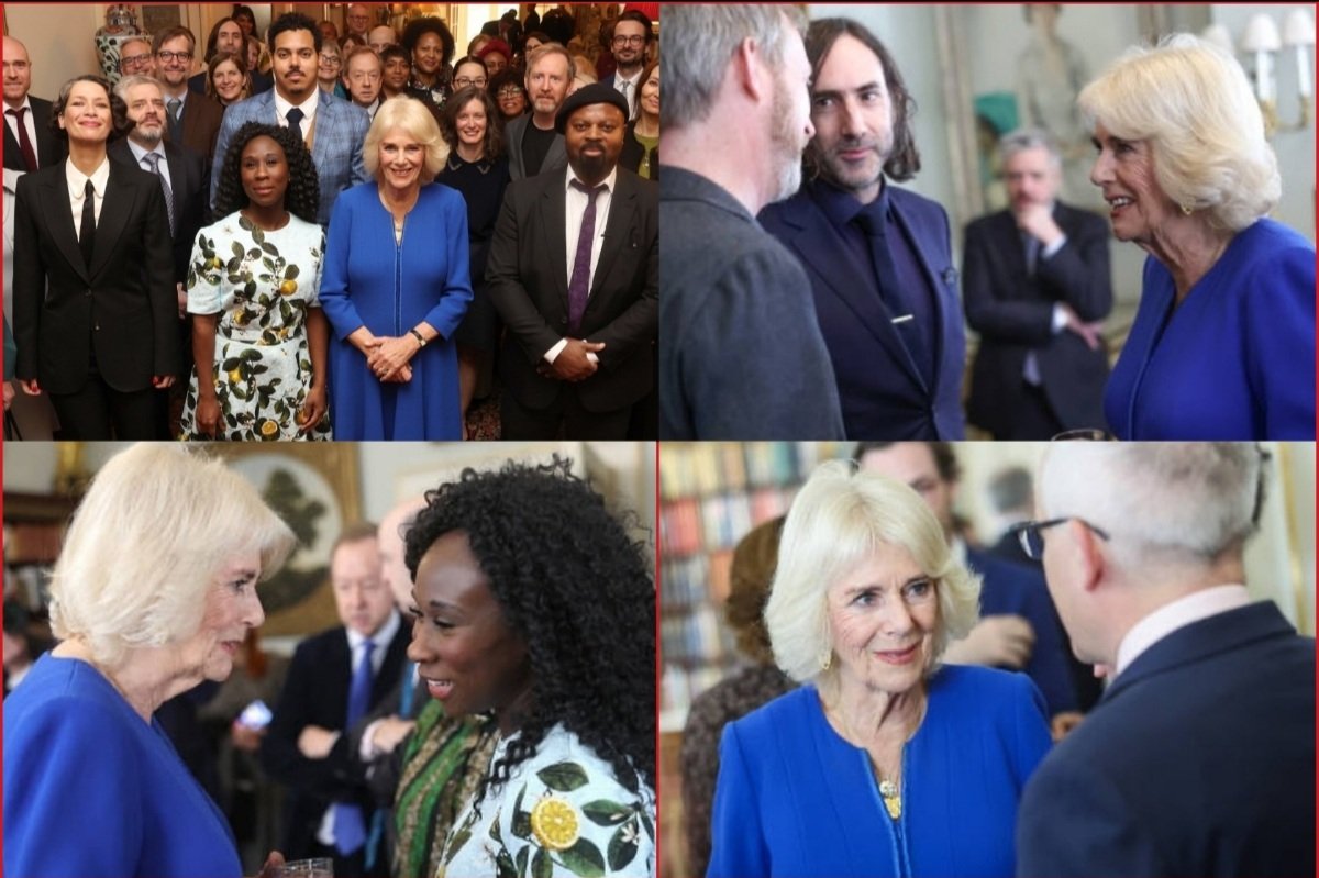 Queen Camilla Hosts the Booker Prize Foundation Reception 📚📚❤Chatting with all those Authors🥺💕
#QueenCamilla #Monarchy #BookerPrize2023 #Royalty #Royals #Jo_March62