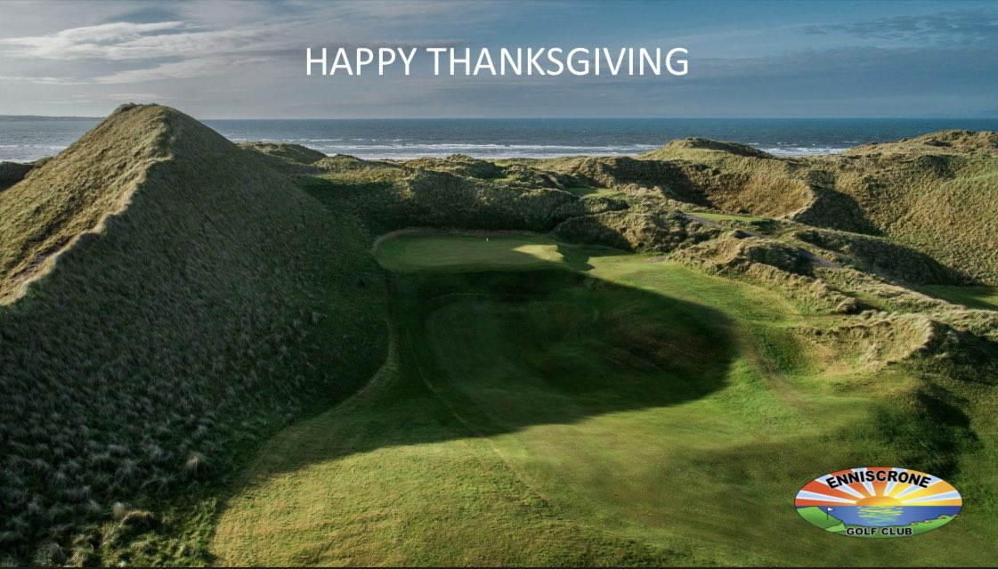 Wishing You a Joyful Thanksgiving. ⛳️🍀🌅🏌️🇮🇪🌎🌊 💥😍🏌️‍♀️ @DscvrEnniscrone @sligotourism @GoToIreland @Failte_Ireland @GoToIrelandUS #fillyourheartwithIreland