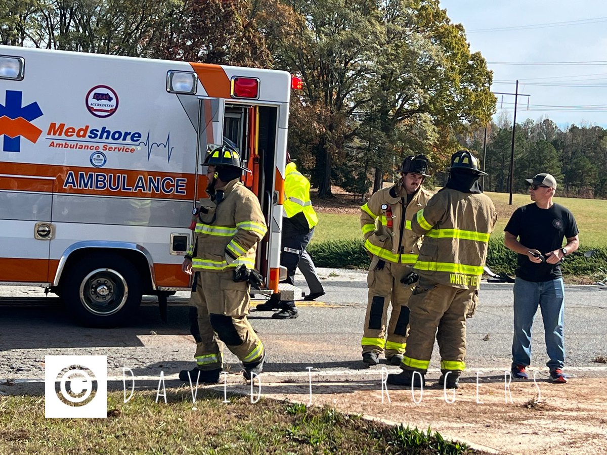 Anderson county. Hwy 20 near Career Center. One vehicle struck a Jeep. The Jeep overturned. The other vehicle left the roadway and caught fire and the driver fled. Driver of the Jeep was transported by Medshore to the hospital. Cheddar and Whitefield FD. <a href="/CarolinaScanner/">Carolina Scanner</a>