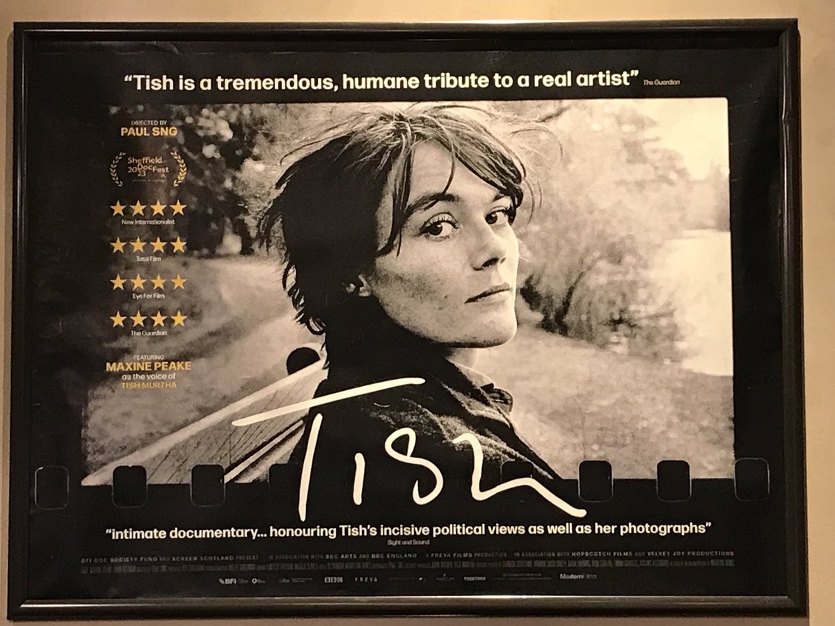 Saw this. ⁩Absolutely stunning.#TishMurtha was a cracking #photographer and #artist. This explores her life and work. Is so moving and inspiring. The #photos are proper #art. Passionate brutal intimate honest. Really recommend. Beautiful documentary stuff ⁦⁦<a href="/CurzonBbury/">Curzon Bloomsbury</a>