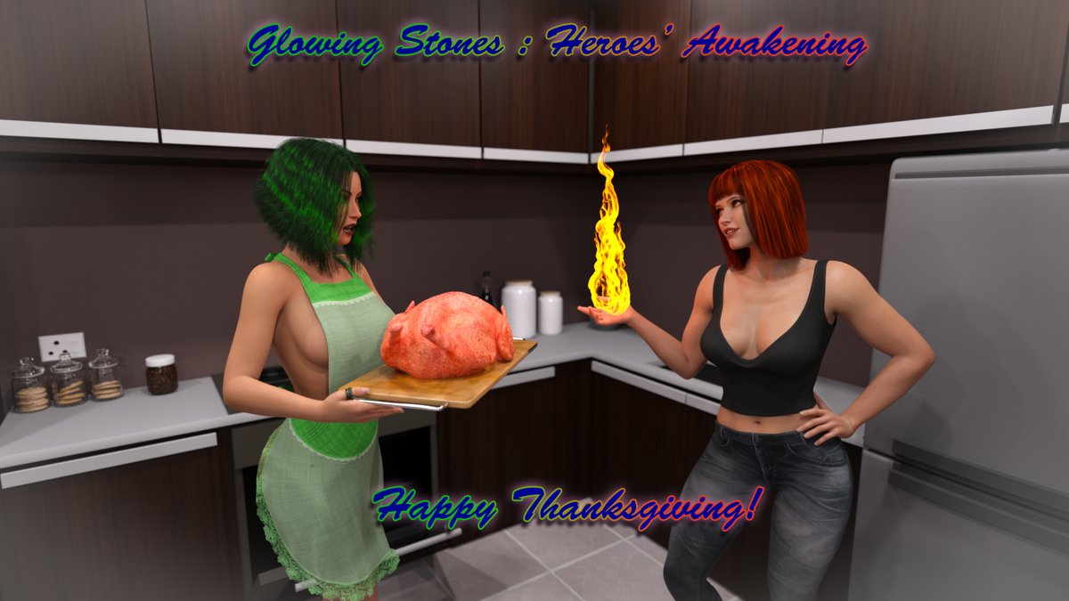 Happy Thanksgiving to all of you! :)
#Thanksgiving #adultgame #AVN #daz3d