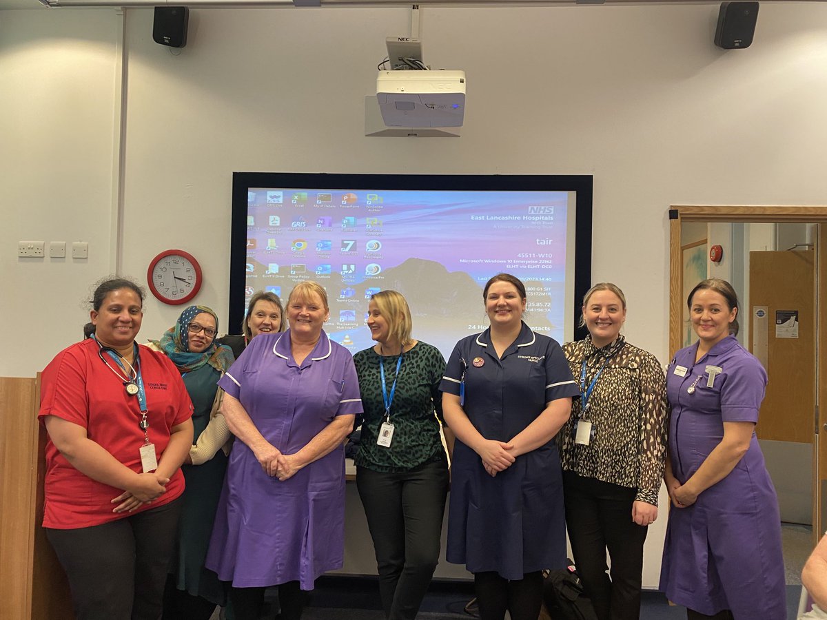 Fabulous to join the stroke peer site visit today ⁦@ELHT_NHS⁩ #LearningSystem Great discussion and commitment to continuous improvement. Amazing to see this collaborative learning in action & next areas of improvement agreed ⁦@aaroncumminsNHS⁩ ⁦@ELHT_CEO⁩ ⁦