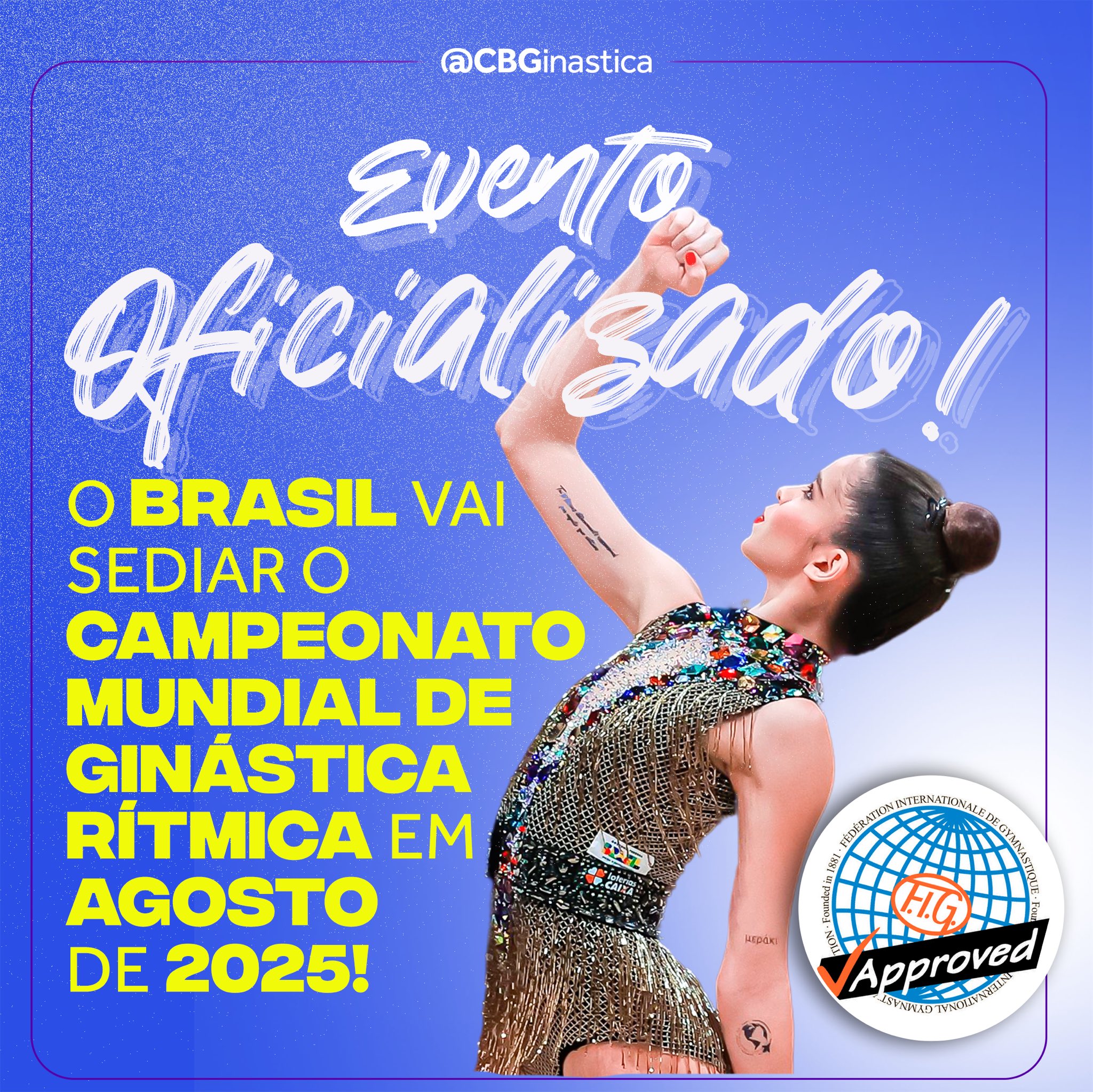 Brasil apresenta candidatura para sediar Mundial de Ginástica