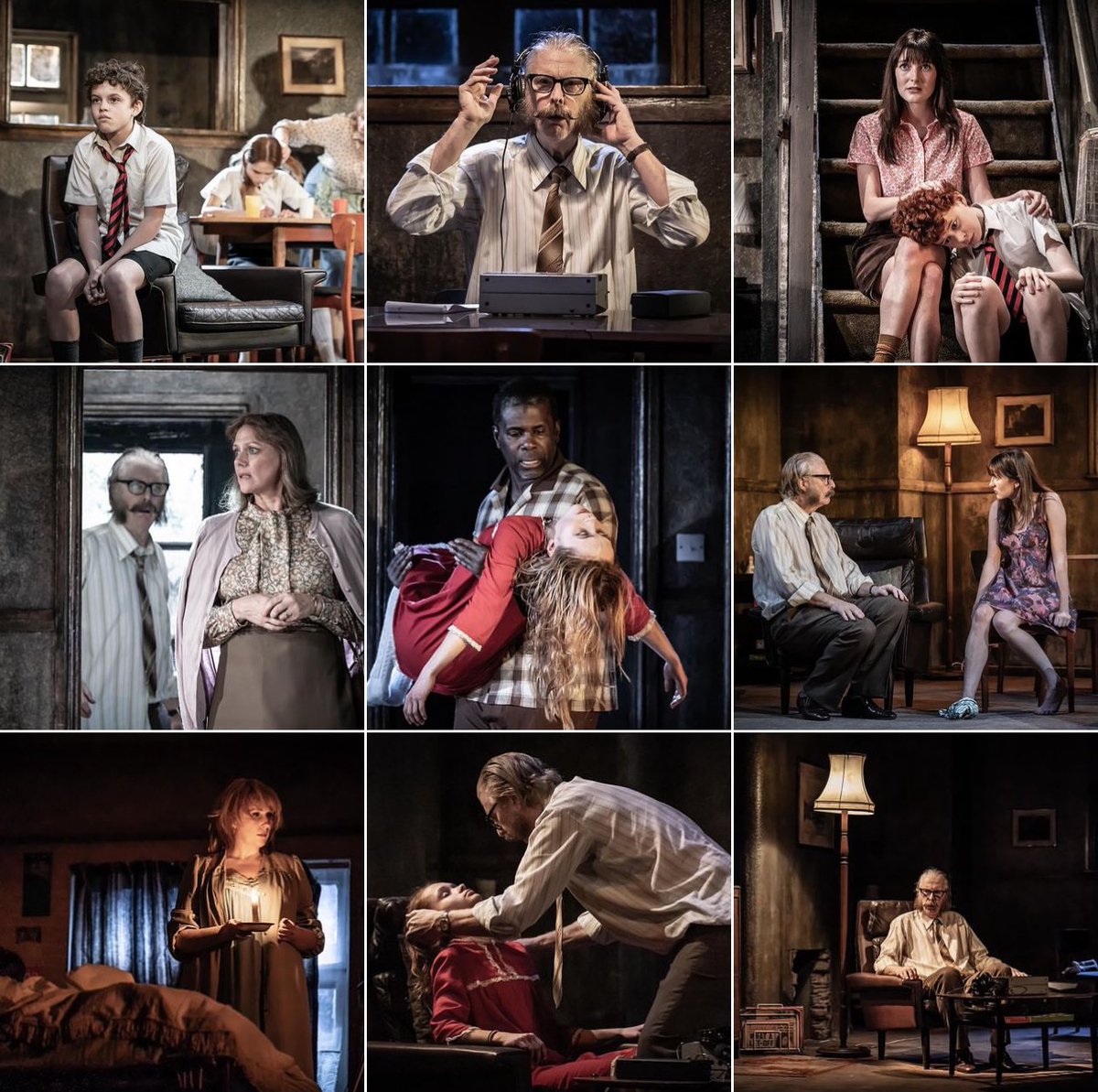 THE ENFIELD HAUNTING - Ambassadors Theatre. Photo @brennerphotos