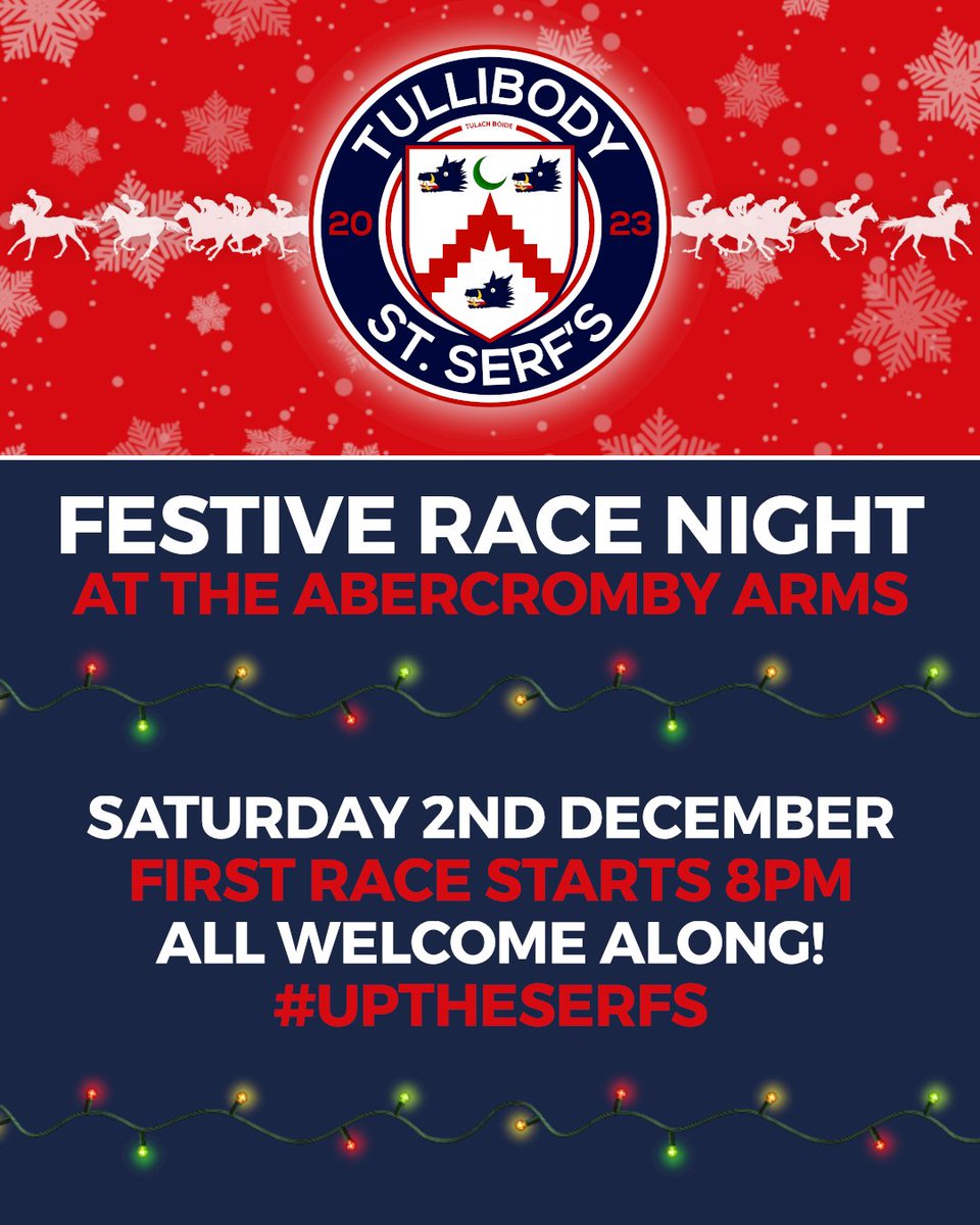 Sponsor a Race - py.pl/hZHuf

Name a Horse (or two) - py.pl/kgs3W

No excuses not to get involved, it's easy! Click the link to pay online &amp; support your local club's Race Night at the Abercromby Arms on Sat 2nd December. 🐴 ⚽️

#UpTheSerfs #OurTownOurTeam
