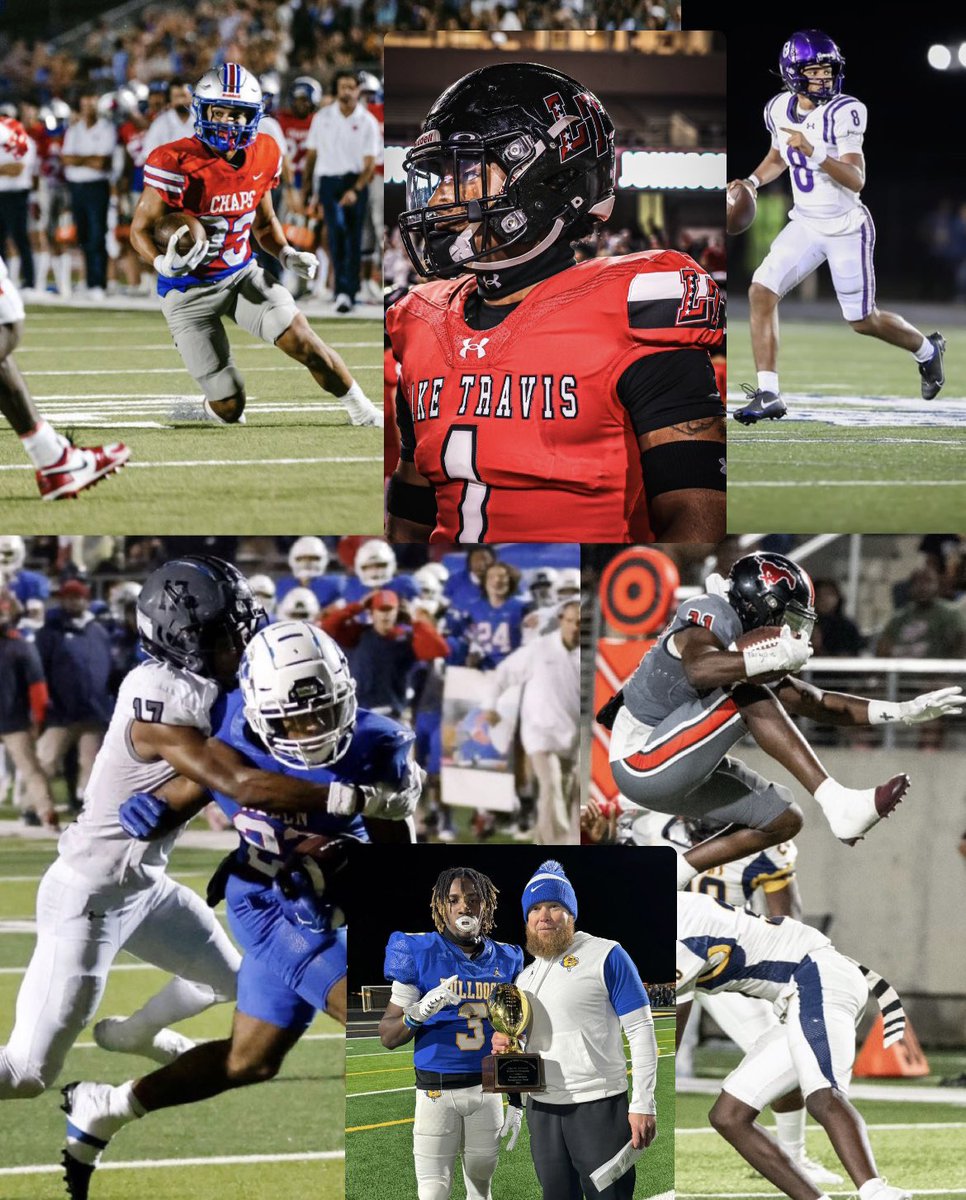 Practice on Thanksgiving is the goal for most #TXHSFB teams! Take a listen and get to know six great athletes practicing today🦃🏈 @NicoHambone @DEMETRIUSBRISB2 @jackkayser21 @TheTajiAtkins @thaterminator2 @ZiondreWilliams #football #Thanksgiving #playoffs…