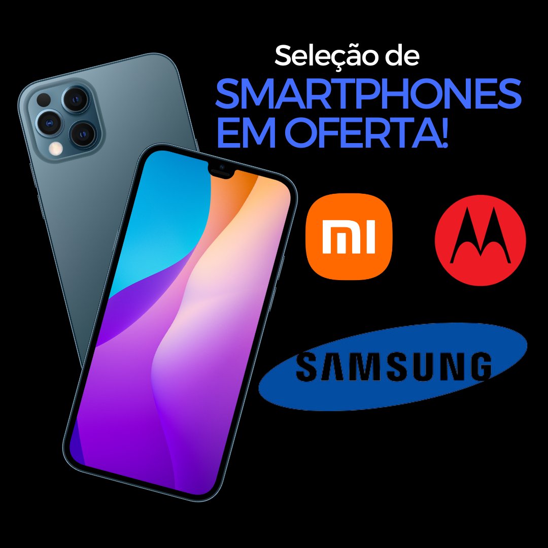 🚨Seleção de SMARTPHONES em OFERTA!
#BlackFriday2023

🔗Links no Grupo: t.me/ofertasafilive…

📱Xiaomi Redmi 13C 4G 256GB - 8GB Ram (versao Global)
💸R$ 1.070

📱Galaxy A34 256GB 5G 8GB RAM
💸 R$ 1.799,90

📱Motorola Moto G53 5G 128GB 4GB RAM
💸 R$ 930,00

⬇️⬇️⬇️⬇️⬇️⬇️⬇️