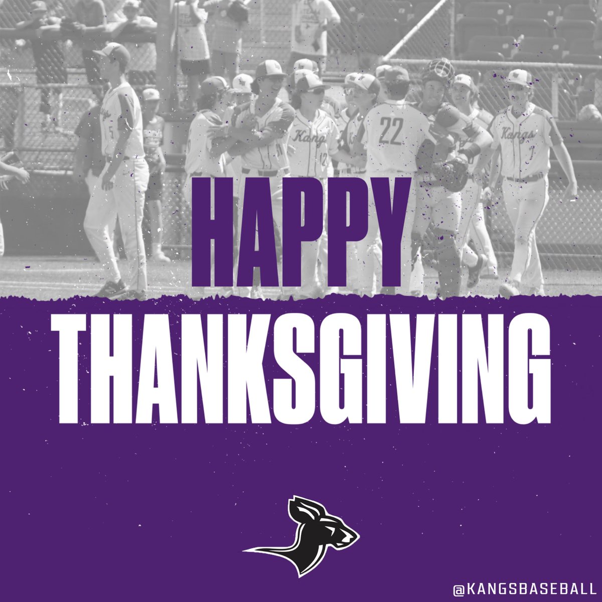 KangsBaseball's tweet photo. Happy Thanksgiving to the entire Kangs Baseball family! https://t.co/dc40jFxcUG