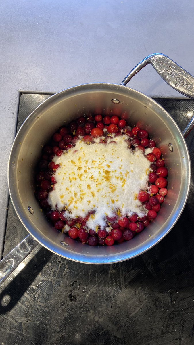 People can make their own choices but I will not eat cranberry sauce out of a can.

Cookinglight disappeared off the web so this year I had to go find this recipe using the wayback machine.