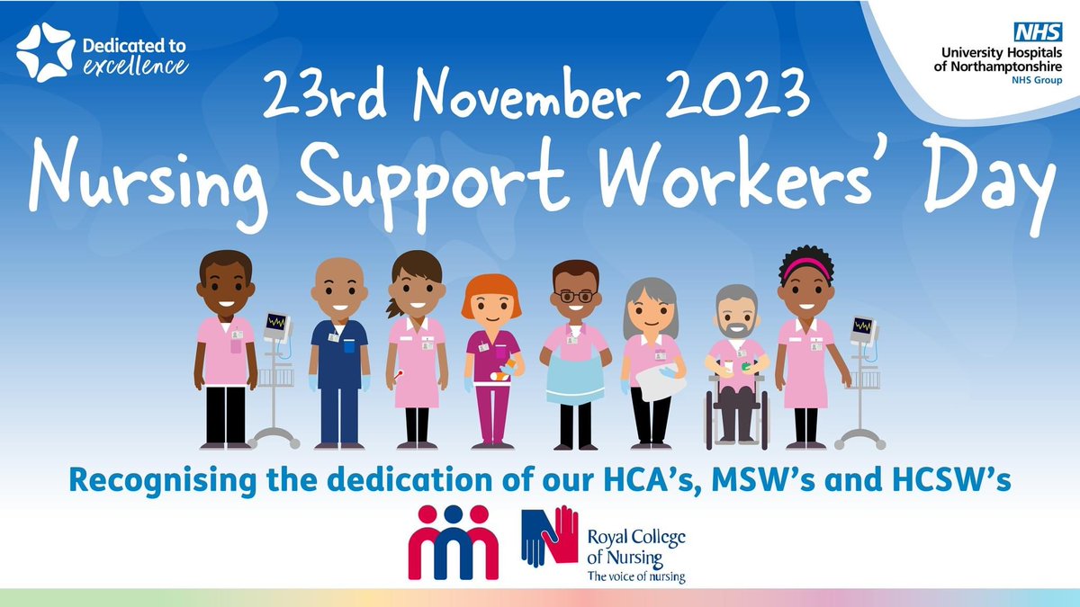 Wishing all our HCAs & MSWs a very happy nursing support workers day. Thank you for all you do every day for our patients & each other @UHNNHSGroup @KettGeneral @NGHnhstrust #NursingSupportWorkersDay