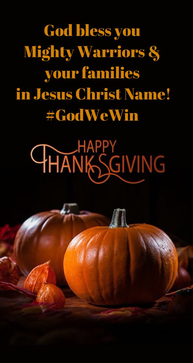 JerryDMinistry's tweet photo. Happy Thanksgiving 🦃🍁🍽 Mighty Warriors! God’s presence be near each of you & your beloved Families in Jesus Christ Name! #GodWins 🙌 Yes! #GodWeWin We stand stronger & more thankful 🥹 for the Amazing Grace of Jesus Christ our Lord & Savior! #EyesOnJesus 🙏 ❤️
Thank y’all for all your kindness! Keeping you in ❤️&🙏
@TheParasiteGuy @SunTzusWar @DrC_IET17 @Ultrafrog17
@TrumpOksana @truestormyjoe
@RealTrumperMel