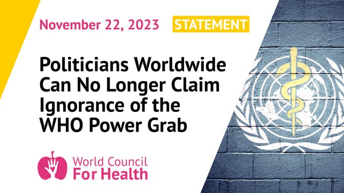 .<a href="/ABridgen/">Andrew Bridgen</a> has been told unofficially that the date of the public petition debate on the WHO amendments to the International Health Regulations (IHR) has been set for Tuesday 12th December. Politicians worldwide can no longer claim ignorance of the attempted power grab by the