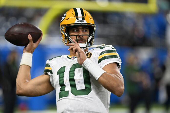 IKE_Packers's tweet photo. Jordan Love Delivers on Thanksgiving

• 22 of 31 passing 
• 268 yards passing 
• 2 runs, 39 yards rushing 
• 3 Touchdowns
• 0 Interceptions 
• The Win https://t.co/ASRQnrpizw
