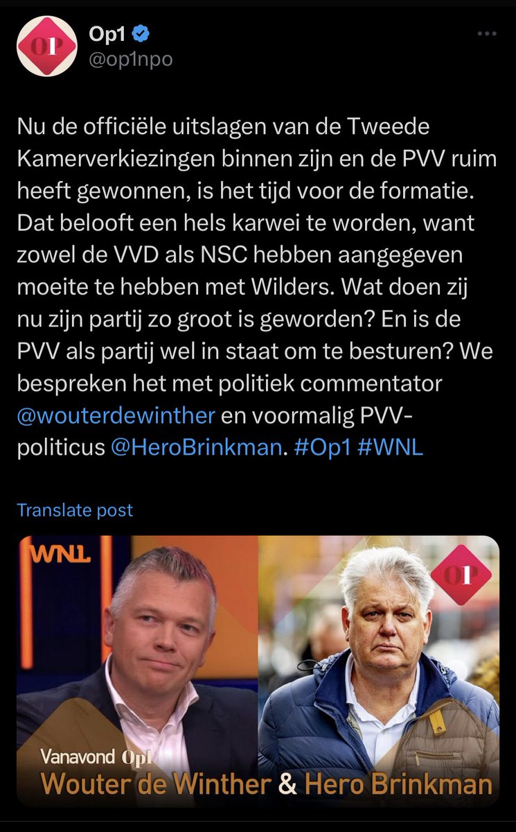 martijndekker's tweet photo. Zie hier de bevestiging van het eerdere falen—en tegelijkertijd het nimmer aflatende falen—van de Nederlandse media: vrijwel uitsluitend witte mannen laten duiden waarom een kwart van Nederland radicaalrechts stemt
¯\_(ツ)_/¯
#WitteOnschuld
#NederlandKiest
#BlackFriday2023 https://t.co/3cVXMzj5ov