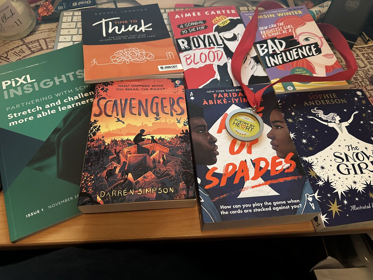 Can’t believe I won a competition at #PiXLEngFest today!  A fabulous selection of books to add to @ThePiXLNetwork insights and @RachelPiXL ‘s new book, #timetothink.