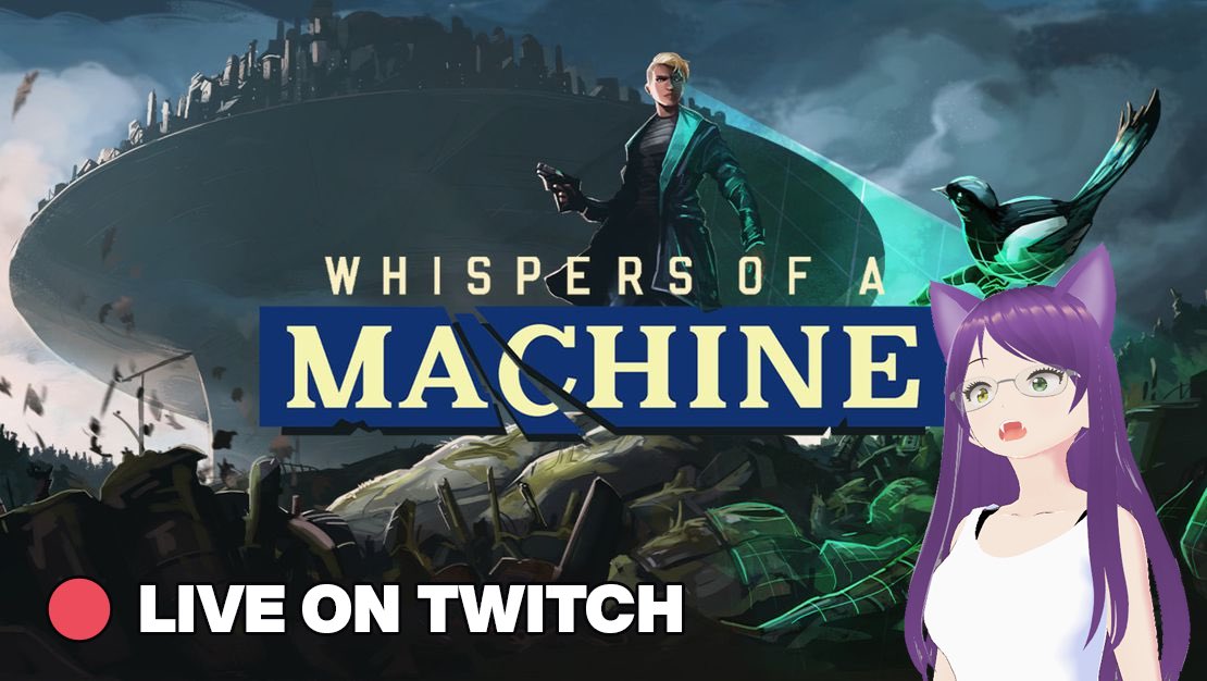 TomatoKigu's tweet photo. Continuing our cyberpunk detective story!

Going live on Twitch with Whispers of a Machine by @ClifftopGames!

#Vtuber #ENVtuber #WhispersOfAMachine #PointAndClickAdventureGame

https://t.co/EDniVYhpEr https://t.co/5AHM7NTVlS