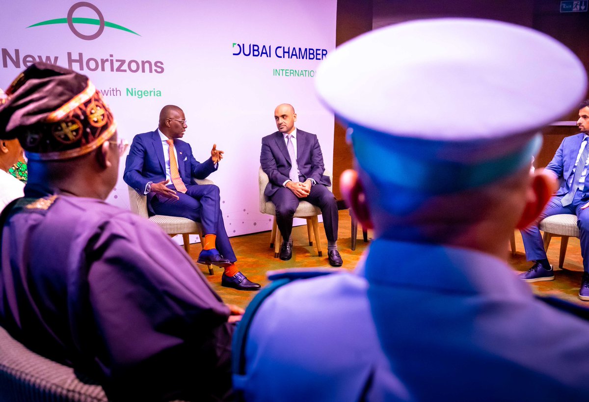 jidesanwoolu's tweet photo. Today, I inaugurated the Lagos Office of the Dubai Chamber International which marks a turning point for international trade between Nigerians and the United Arab Emirate. 

It is also an affirmation of Lagos’ position as the economic and commercial hub in Nigeria and the West African sub region. 

I was glad to join the 'Doing Business with Nigeria' Forum; an incredible initiative bringing together minds from Dubai Chamber International, Consulate General of the UAE in Lagos, NACCIMA, and LCCI to foster stronger business ties. 

Great discussions were had on enhancing economic collaborations between Nigeria, Dubai and our global partners. Exciting prospects lie ahead as we pave the way for growth, innovation, and investment opportunities.