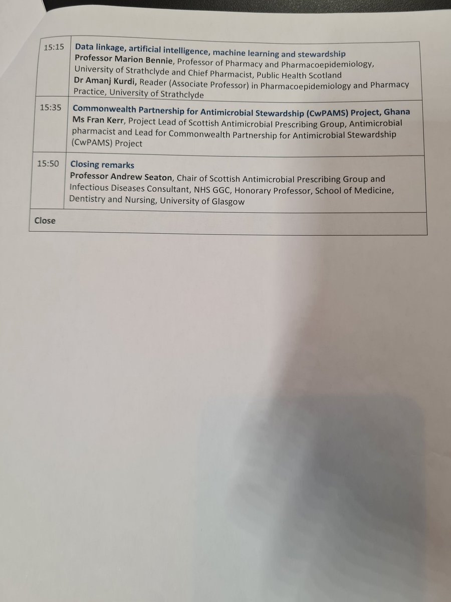 SAPGAbx's tweet photo. The Scottish Antimicrobial Prescribing Group is celebrating 15 years with an in person event tomorrow!

We have an exciting agenda with introductions from @alisonstrath and @rpearson1969 and welcome back former chair @DilipNathwani and @jacquisneddons 

Follow #SAPG15 #WAAW https://t.co/3i1aLxl2b3