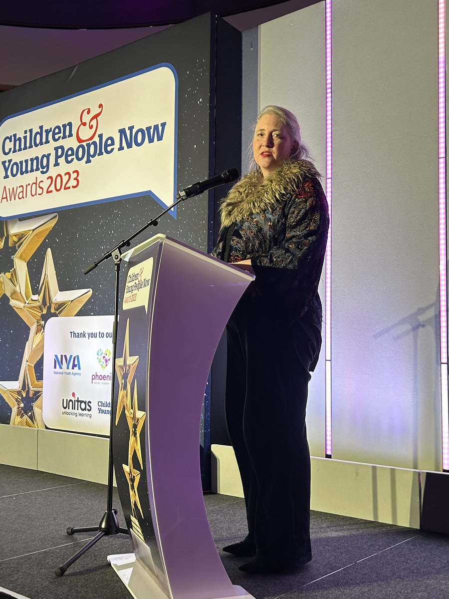 Mark Russell 🇺🇦 (he/him) (@markrusselluk) on Twitter photo I’m so pleased that the whole audience #CYPNowAwards gave a standing ovation to the remarkable <a href="/Kathy_CEO_CE/">Kathy Evans</a> to recognise the outstanding work of <a href="/Childrenengland/">Children England</a> and to express huge sadness its closing. Kathy’s off the cuff speech nailed it - we need to put children first I’m so pleased that the whole audience #CYPNowAwards gave a standing ovation to the remarkable <a href="/Kathy_CEO_CE/">Kathy Evans</a> to recognise the outstanding work of <a href="/Childrenengland/">Children England</a> and to express huge sadness its closing. Kathy’s off the cuff speech nailed it - we need to put children first