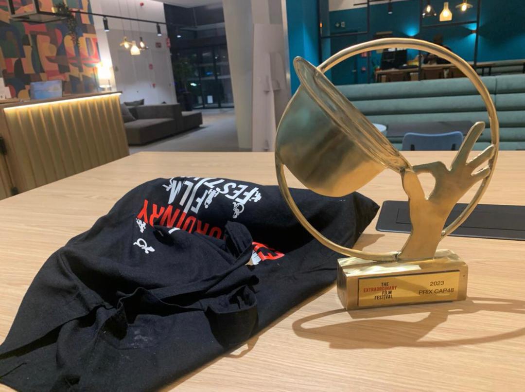 Prix CAP48, remporté par LA DANSE DES BEQUILLES au Festival extraordinaire de Namur en Belgique ce 12 novembre 2023.