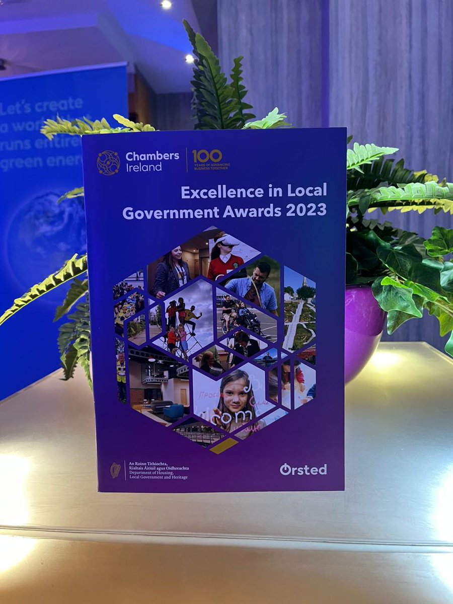 Congratulations to all the winners and nominees tonight. #ELGawards23

The Excellence in Local Government Awards give us an opportunity to recognise the skills, hard work, innovation and enthusiasm within local government across the country👏🎉

Thanks to @Orsted for sponsoring!