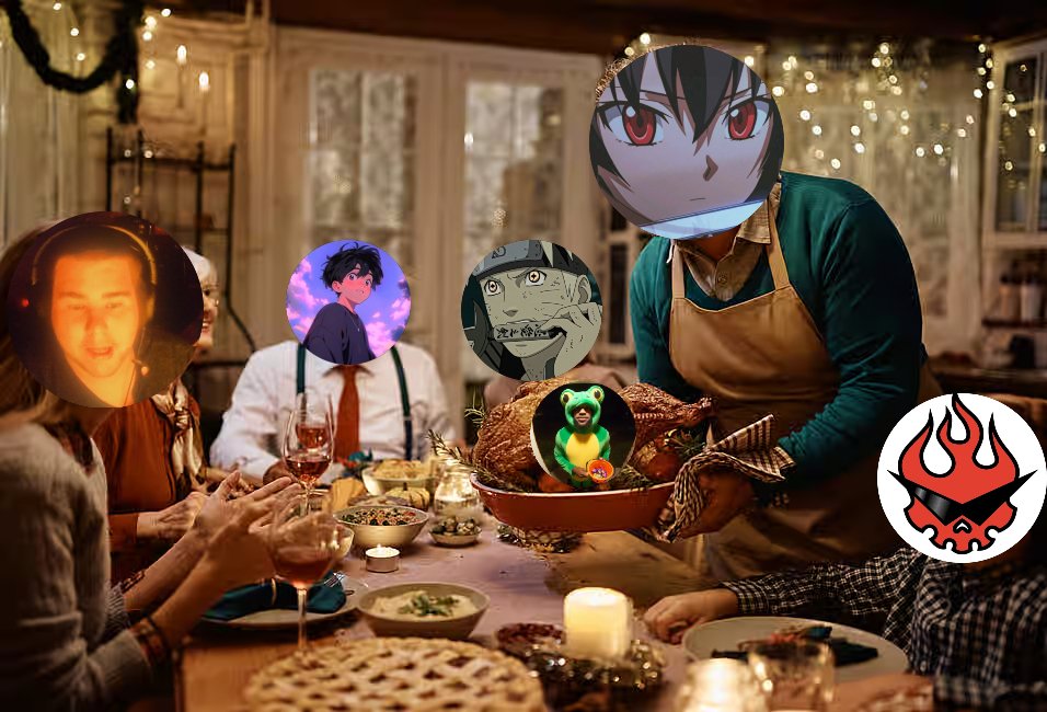 VacantEsportGGS's tweet photo. Happy Thanksgiving with the Boys! 🩷

- Happy Thanksgiving From Team Vacant https://t.co/XPMlrC4vOI