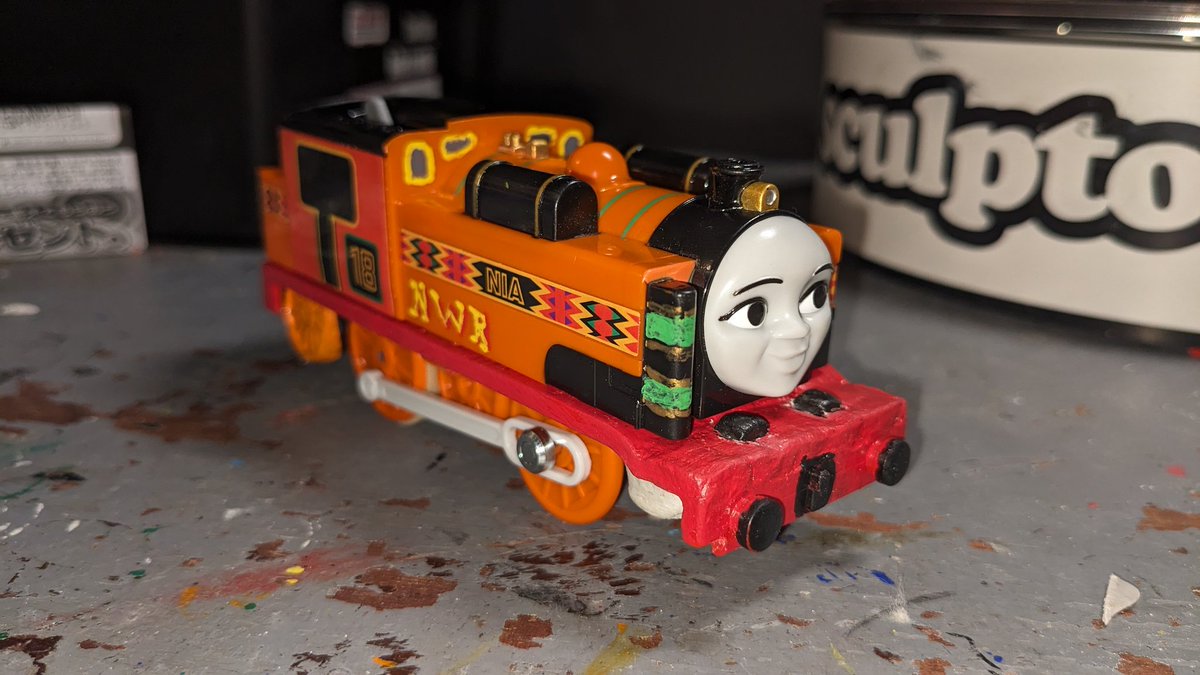 TB90ProdNew's tweet photo. A little more on Nia, she looks so good. I can't wait for her to be finished.
#thomas #thomasandfriends #plarail
#プラレー #プラレール #プラレールトーマス #tomy #tomythomas #plarailthomasandfriends #plarailthomascustom #plarailthomascustoms https://t.co/L5jdjytXk8