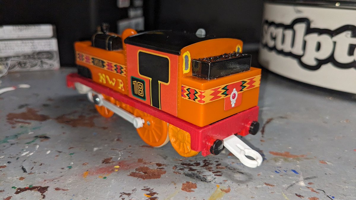 TB90ProdNew's tweet photo. A little more on Nia, she looks so good. I can't wait for her to be finished.
#thomas #thomasandfriends #plarail
#プラレー #プラレール #プラレールトーマス #tomy #tomythomas #plarailthomasandfriends #plarailthomascustom #plarailthomascustoms https://t.co/L5jdjytXk8