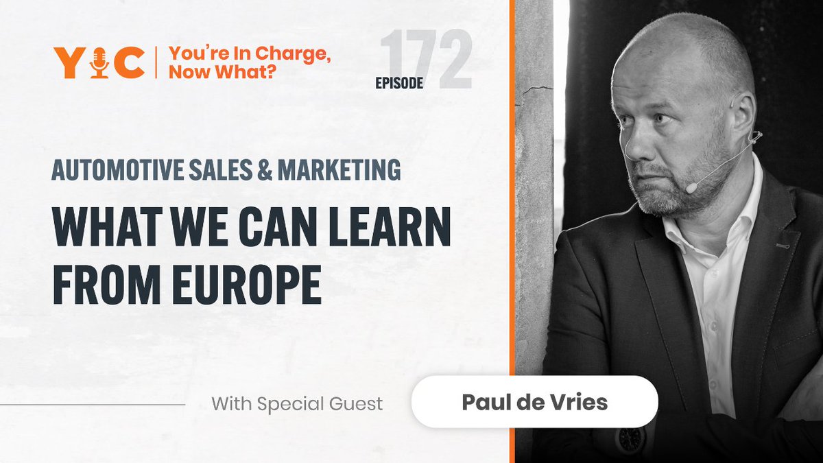 Glenn Pasch- You're in Charge Pod ☕️ (@GlennPasch) on Twitter photo 2023-11-23 20:54:05 What can we learn from other countries regarding marketing and sales? @pauldevries1972 shares his vision bit.ly/3G25QLI What can we learn from other countries regarding marketing and sales? @pauldevries1972 shares his vision bit.ly/3G25QLI