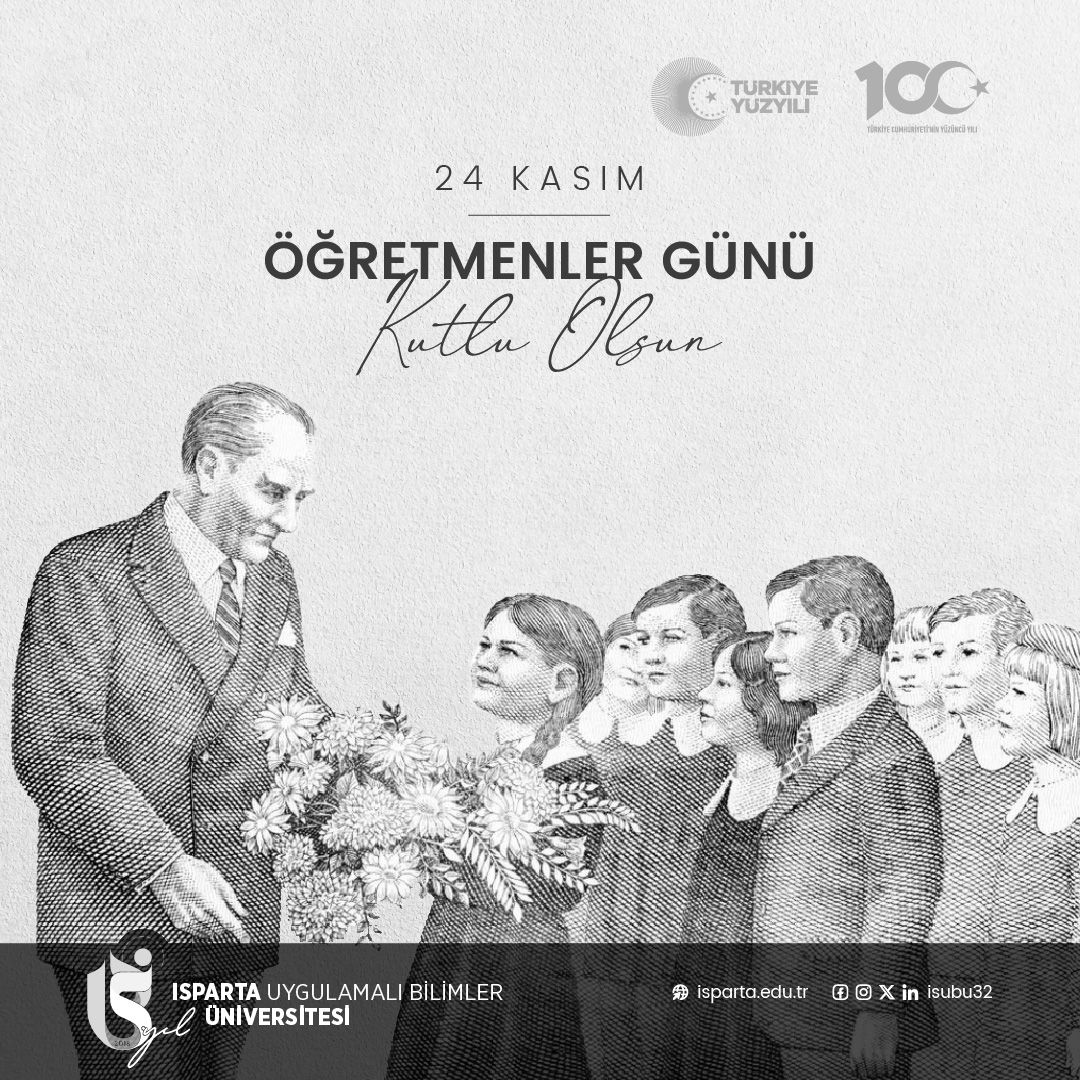 24 Kasım Öğretmenler Günü Kutlu Olsun.