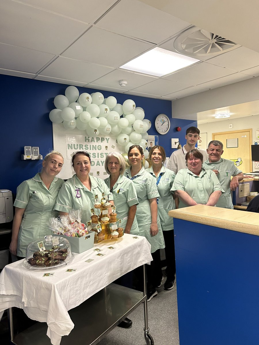 WHAT A FABULOUS DAY! Showing our utter appreciation for our fantastic Nursing Assistants ✨🫶🏼🙌🏼💚 

<a href="/himynameisjaneg/">Jane Grimshaw</a> <a href="/karenklmmoore/">Karen Moore</a> <a href="/mrs_flatley/">rachel flatley</a> <a href="/LeanneMcEachan/">Leanne McEachan</a>