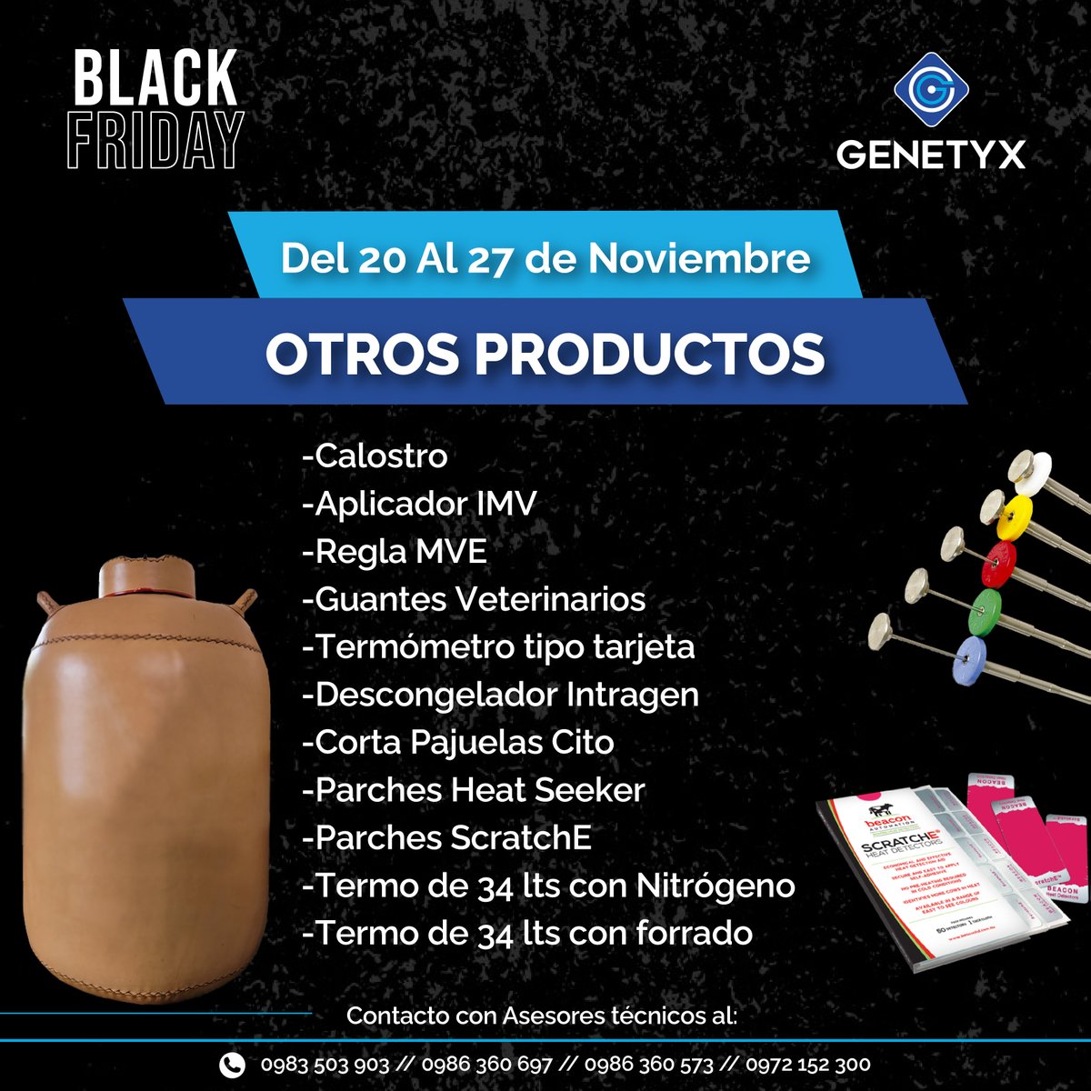 genetyxsa's tweet photo. Últimos días de Black Friday🤩
⚠️No te pierdas de estos increíbles Descuentos‼️ 
del 20 al 27 de Noviembre 🙌🏻
Algunos productos se están agotando 👀 Apurate‼️ 
Para más información consulta con los Asesores Comerciales aquí          
👉https://t.co/sECbTIWoxr
(+) https://t.co/deNVOwIgrD