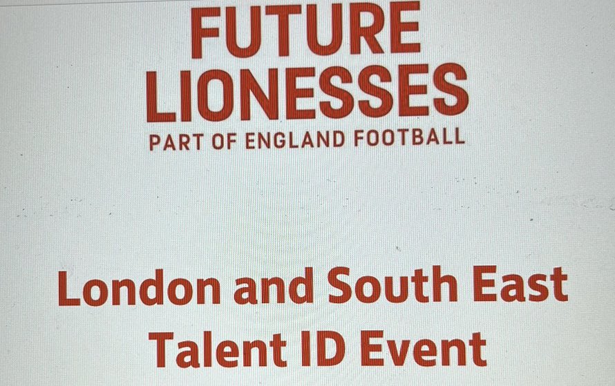 The youngest has been picked for a football talent event. Hard work does pay off 👌🏽 #football #lioness #girlpower
