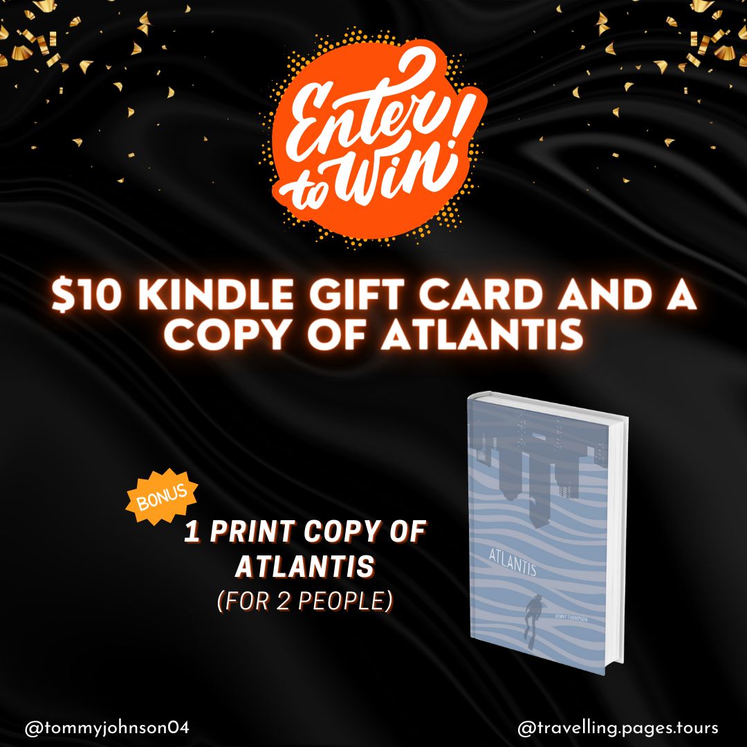 Enter to Win a delightful package including one printed copy of Atlantis (for two people) and the grand prize—a $10 Kindle gift card along with a copy of the book! 🎉 
Click this link to enter: buff.ly/3uueZKv