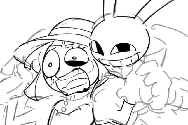 assorted funnybunnies (i haven't watched howl) #jaxxpomni #theamazingdigitalcircus #tadc