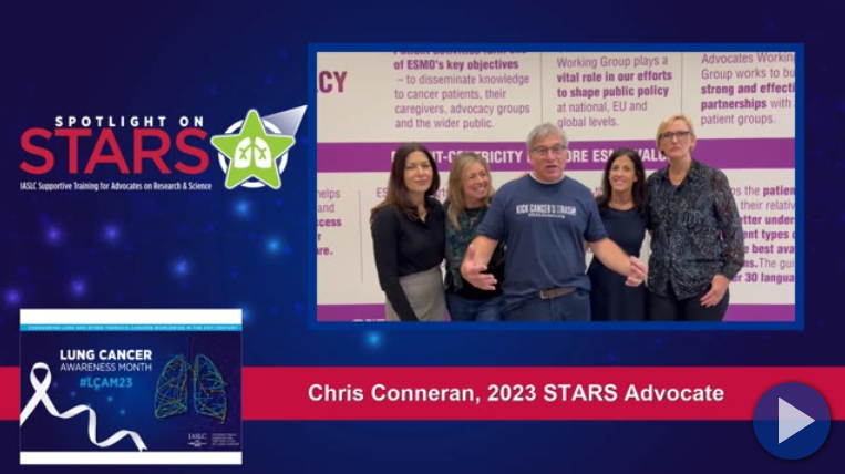 IASLC's tweet photo. Watch Chris Conneran, #IASLC STARS 2023 Participant, share the importance of the STARS program, and what he has learned. https://t.co/Z3jpVHkHsV #LCAM23 #LCSM https://t.co/IvmhpXBku2
