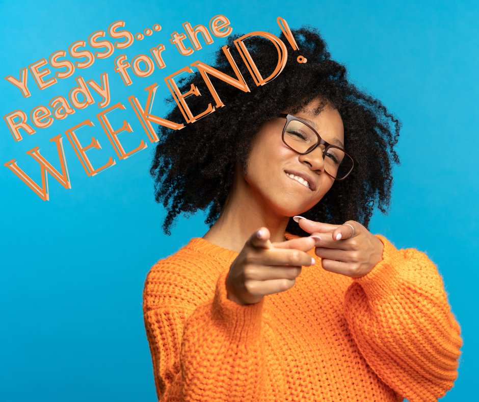 Oh ya! It's FRIDAY and time for the WEEKEND! Where will your adventure take you? #weekendplans #weekend #happyfriday #itsfriday #getsocial #adventuretime