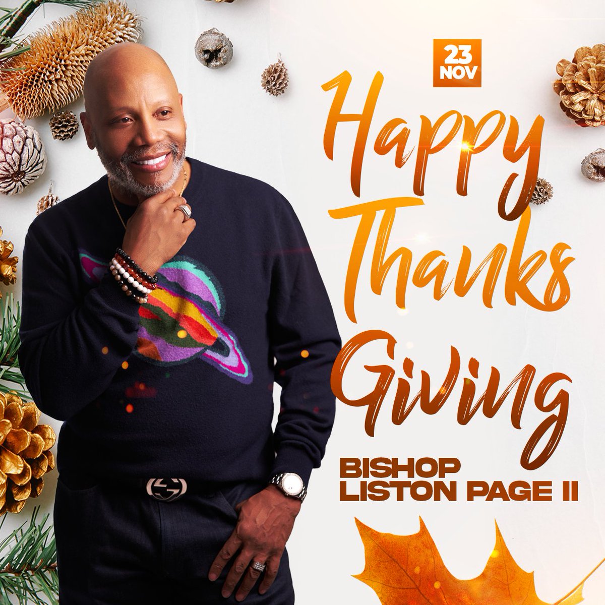 Happy Thanksgiving from Bishop Liston Page II