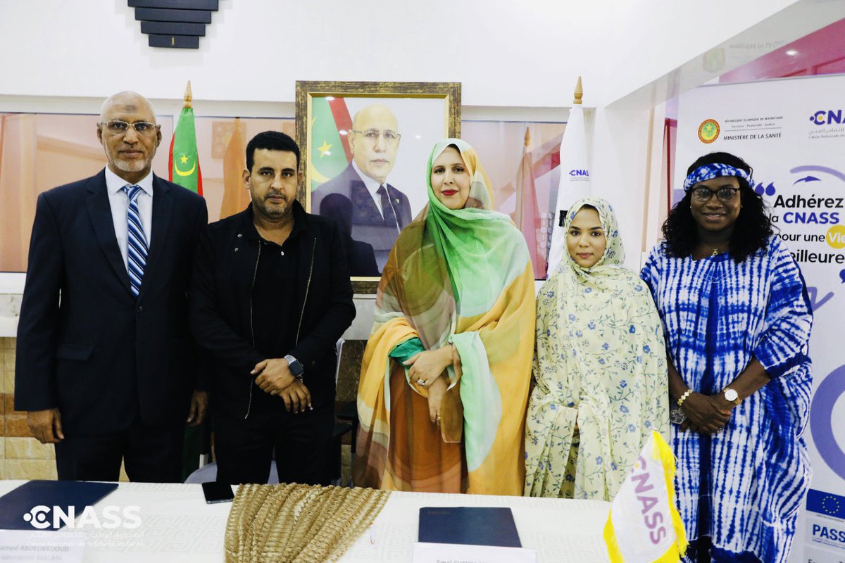 AbdallahiAmal's tweet photo. تم اليوم توقيع 3 اتفاقيات شراكة بين الصندوق الوطني للتضامن الصحي #CNASS و:
 - المنظمة غير الحكومية #ASSAN، التي ستؤمن 350 شخص من ذوي الدخل المحدود
 - المنظمة غير الحكومية #BSF، التي ستؤمن 600 من الأطفال مع أسرهم
 - مختبر #MAGMA الذي سيؤمن 187 من عماله. شكراً جزيلاً لجميع الشركاء https://t.co/0uOO9PLHqK