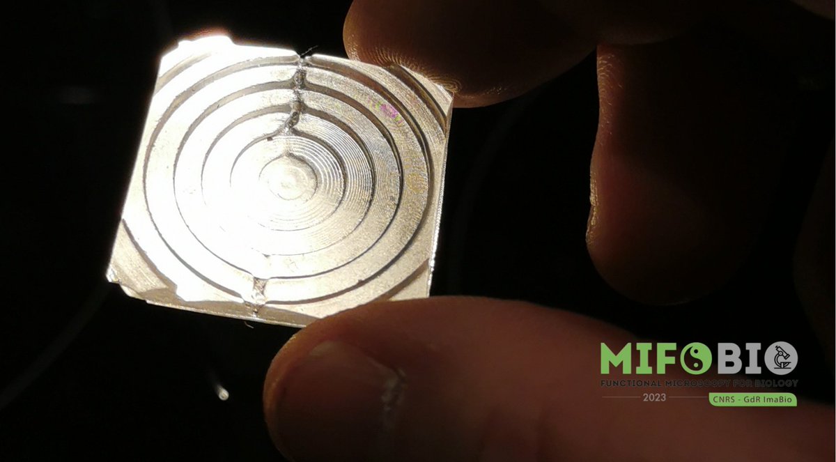 jmutterer's tweet image. 🤣we actually tried to print a simple Fresnel lens in clear resin but it wrapped and the surface turned opaque after curing, seems the spin coating post processing step would have helped. But I agree this would make a great #mifobio2025 workshop!