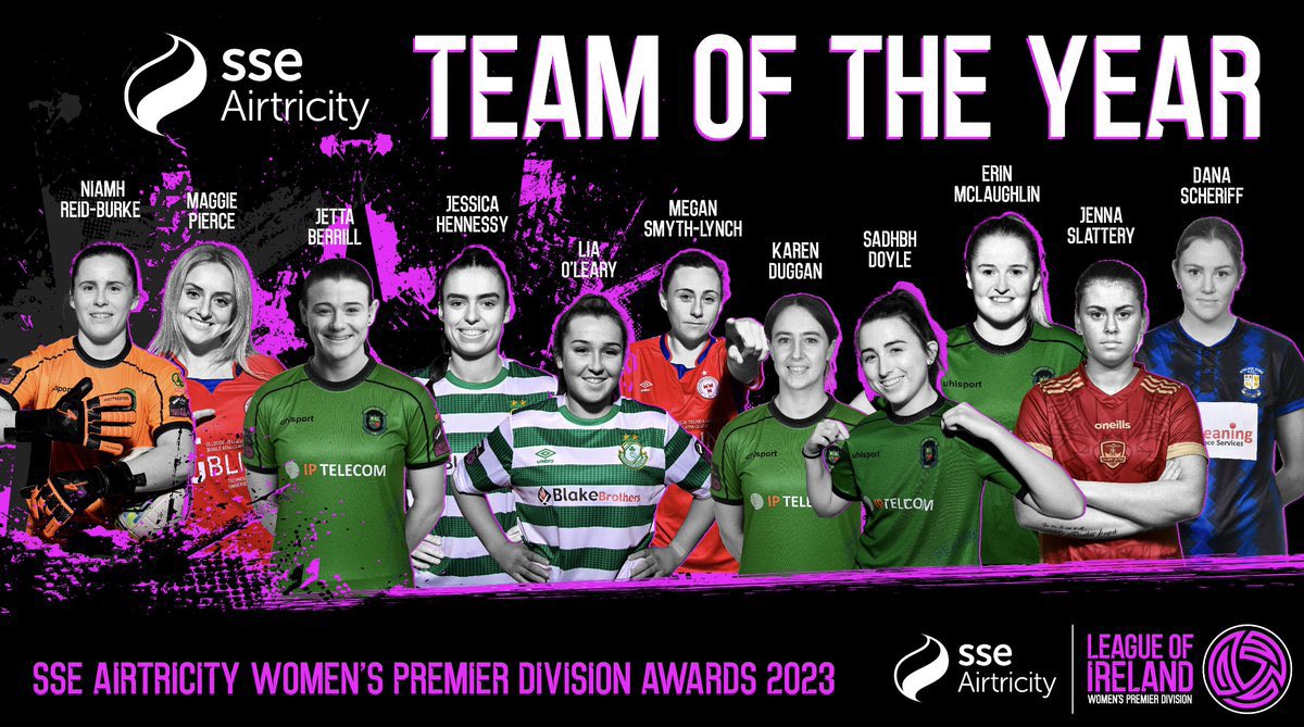 Congratulations to Jess Hennessy &amp; Lia O’Leary who have been named in the SSE Airtricity / League of Ireland Team of the Year ☘️

Well deserved, ladies 👏🏻