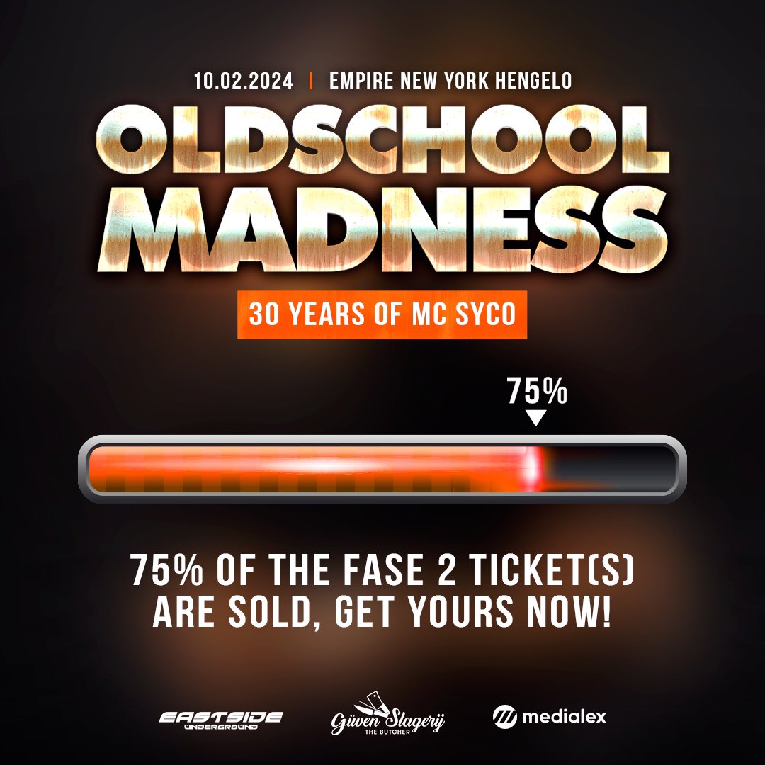 Grab your tickets here:

shop.yourticketprovider.nl/?productid=be5…