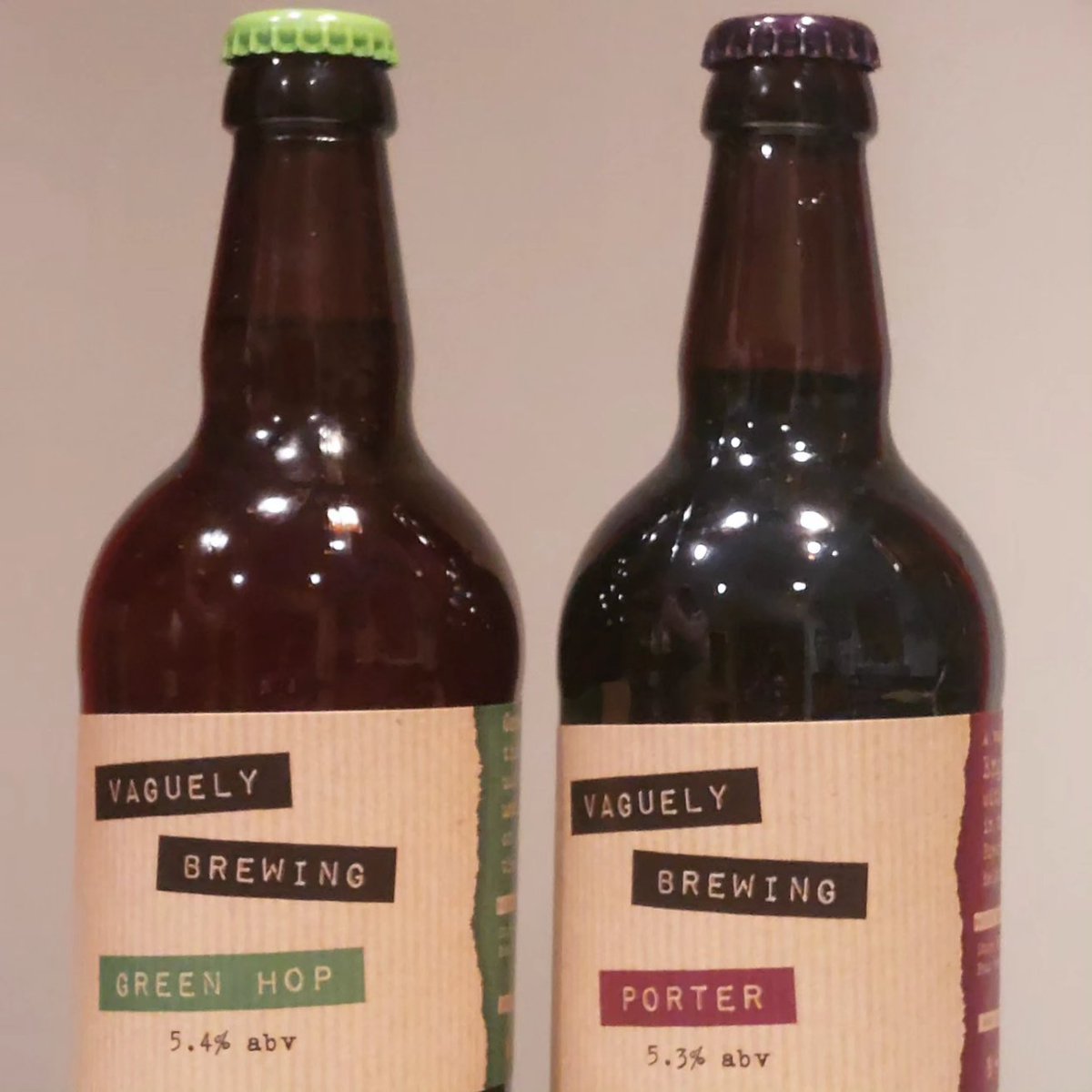 VaguelyBrewing's tweet photo. Labels on,  ready for despatch! The first and last bottles of 2023 are going out in time for Christmas.  Since if these will be at #RoseandMay tomorrow in time for the #Bingham #Christmas fair, so be ready! Cheers all! 
#VaguelyBrewing #nanobrewery #Bingham #craftbeer https://t.co/cBtpZprGcQ