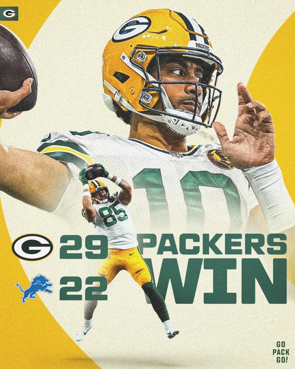 That's what's POPPIN.

#GBvsDET | #GoPackGo