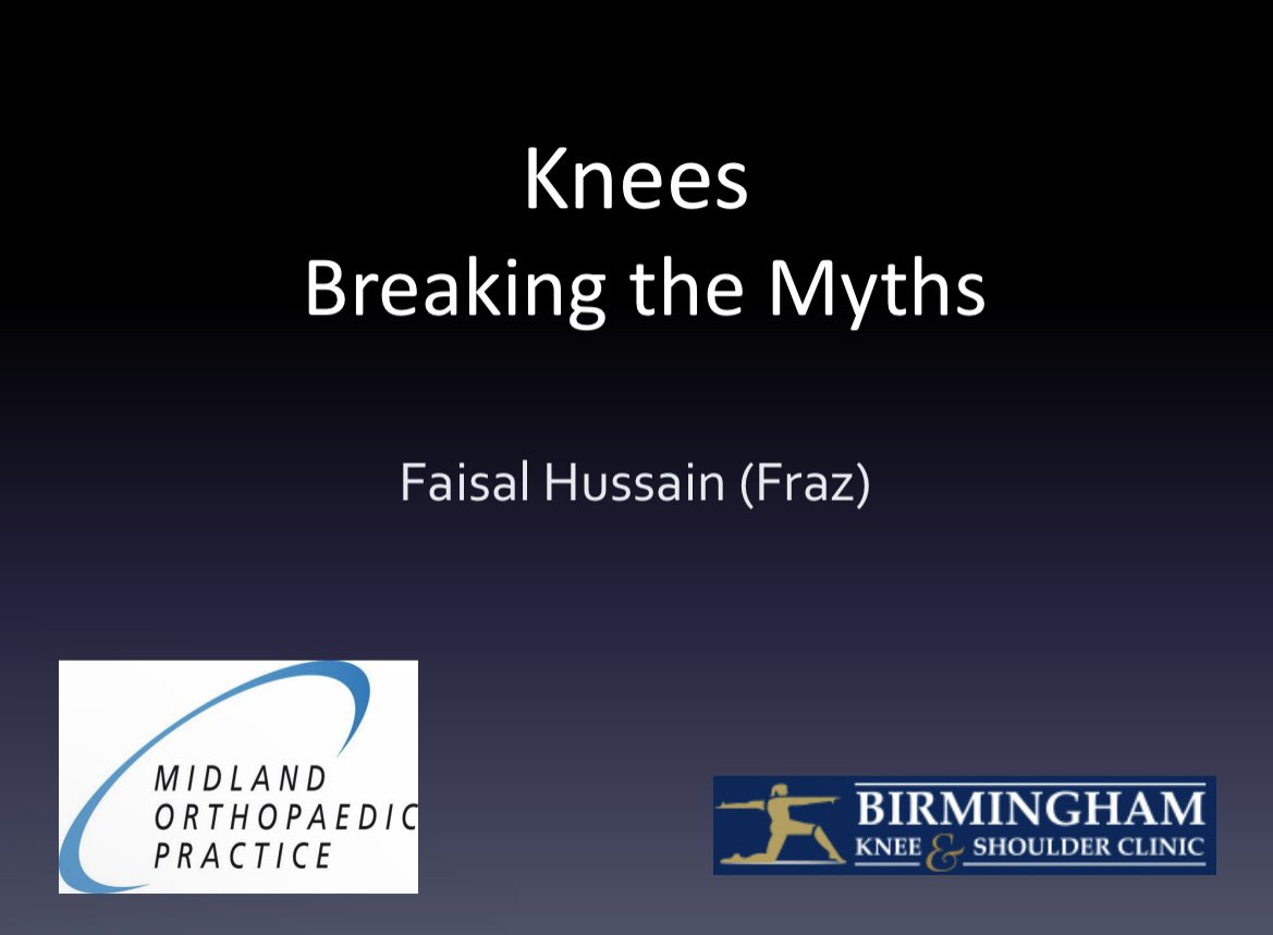 MidlandOrth's tweet photo. ✅ A great interactive online zoom webinar this evening with Mr Hussain, who gave an informative talk on Knees- Breaking the Myths!
Our Jan- March 2024 dates are being planned.
To register your interest email michelle@midlandorthopaedicpractice.co.uk #knees #BKSC #GP #FCP https://t.co/RMwctm7OoR
