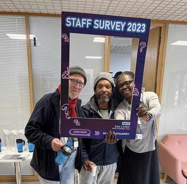 @NHS_ELFT @ELFT_Engagement
#ELFT_CityandHackneyMH. #NHSStaffSurvey roadshow on 21/11/2023.  Thanks for stopping by! We are coming up to the final day for this campaign. You have a voice that counts.  Please do fill in the staff survey. We value your feedback. #NHSPeoplePromise