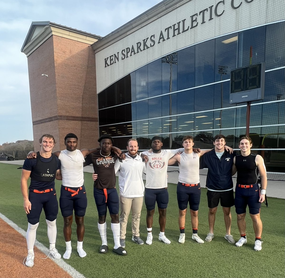 Happy thanksgiving to everyone out there! I’m especially thankful this year for the guys I get to coach everyday 🦅 #TalonsUp